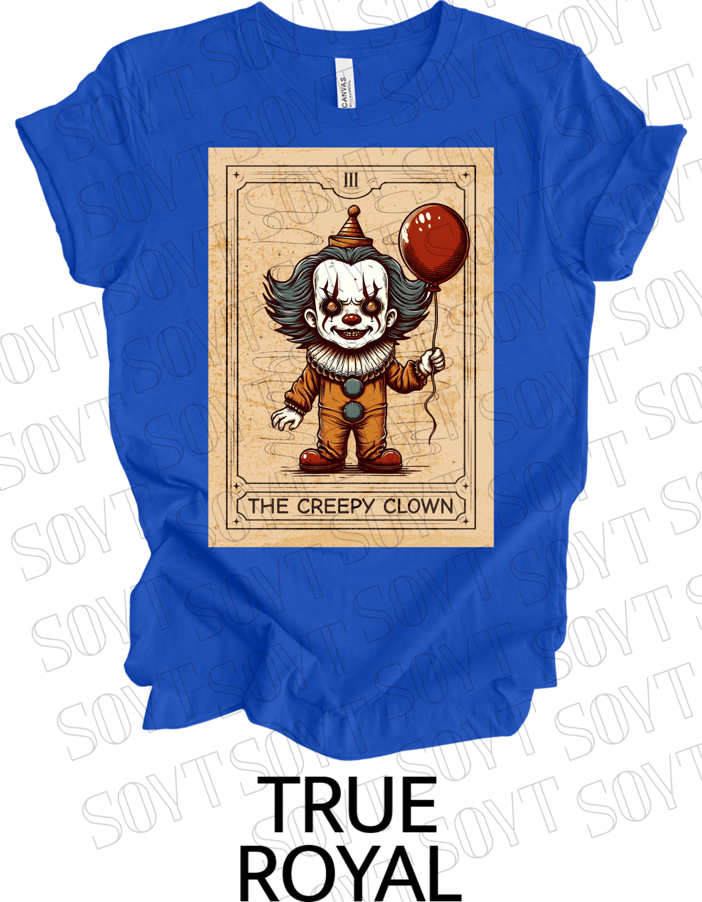 "Pennywise the Clown" T-Shirt – Classic Horror Graphic Tee - Festive Apparel StoreRoyal Blue