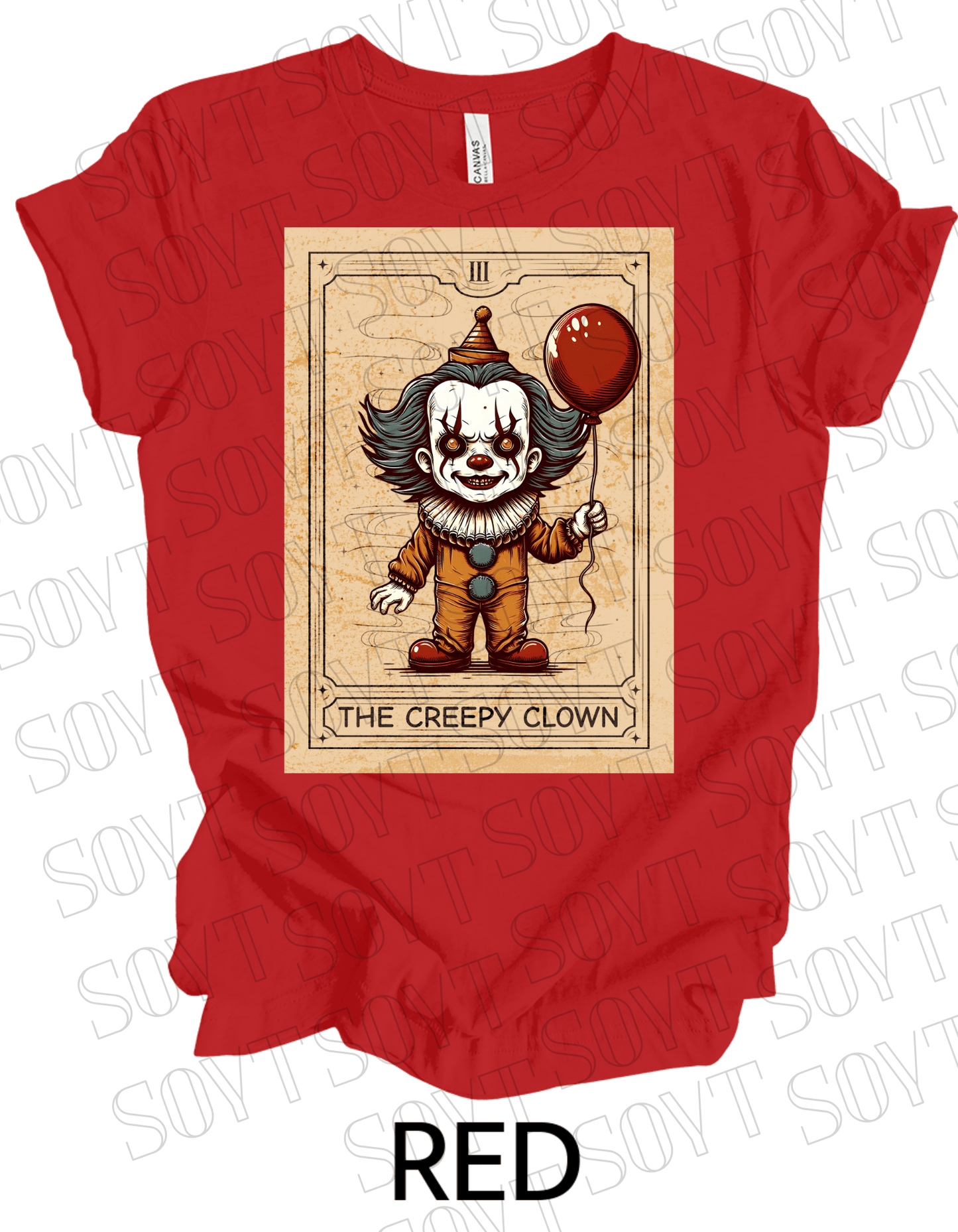 "Pennywise the Clown" T-Shirt – Classic Horror Graphic Tee - Festive Apparel StoreRed