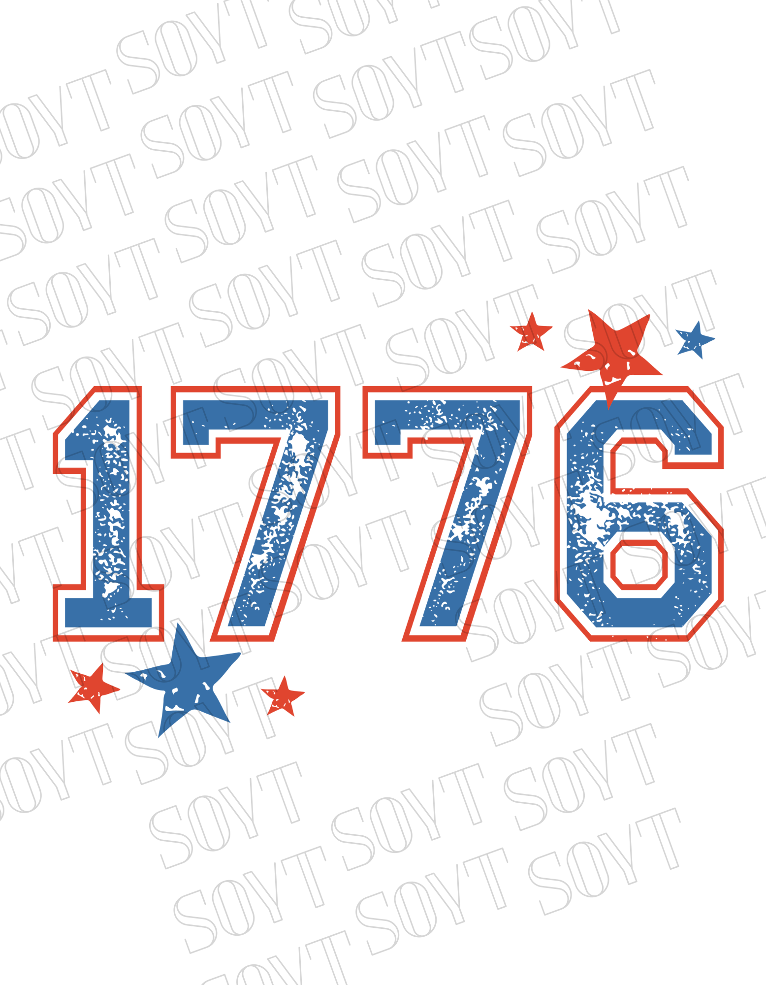 1776 Varsity T-Shirt – Bella+Canvas Minimalist Patriotic Tee - Festive Apparel StoreRed