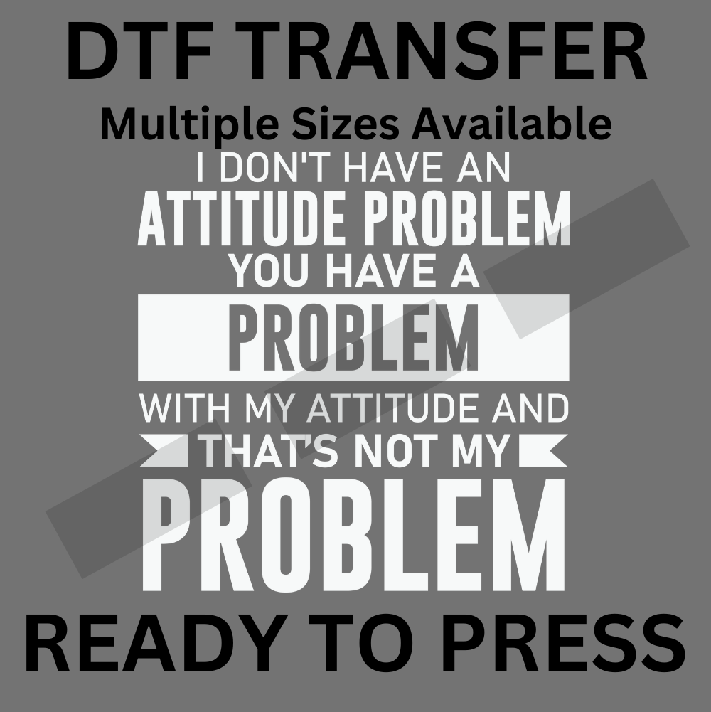 Funny DTF Iron-On Transfer for Custom Apparel | Adult Crafts & Fast Shipping