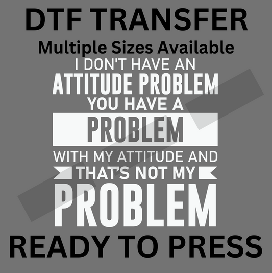 Funny DTF Iron-On Transfer for Custom Apparel | Adult Crafts & Fast Shipping