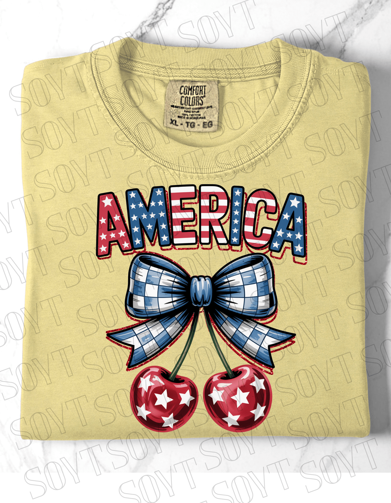 chill - the - fourth - out - retro - 4th - july - graphic - design - Festive Apparel StoreYellow