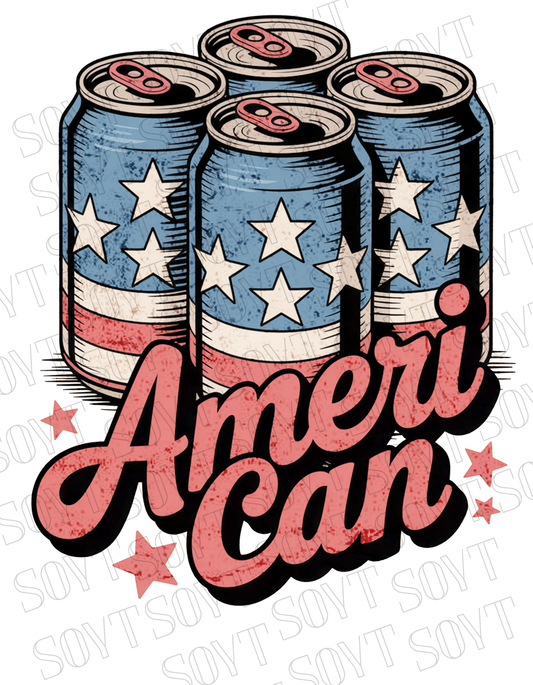 Comfort Colors AmeriCan Tee – 4th of July Beer Shirt - Festive Apparel StoreCharcoal