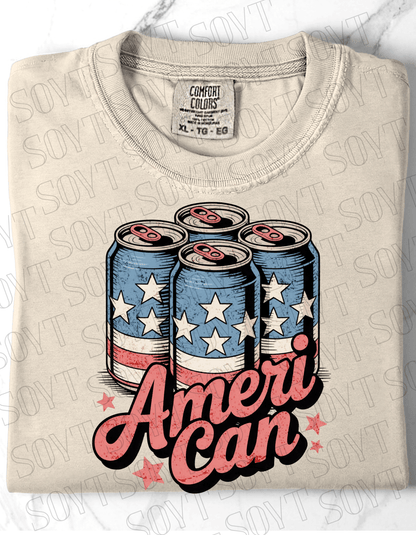 Comfort Colors AmeriCan Tee – 4th of July Beer Shirt - Festive Apparel StoreIvory
