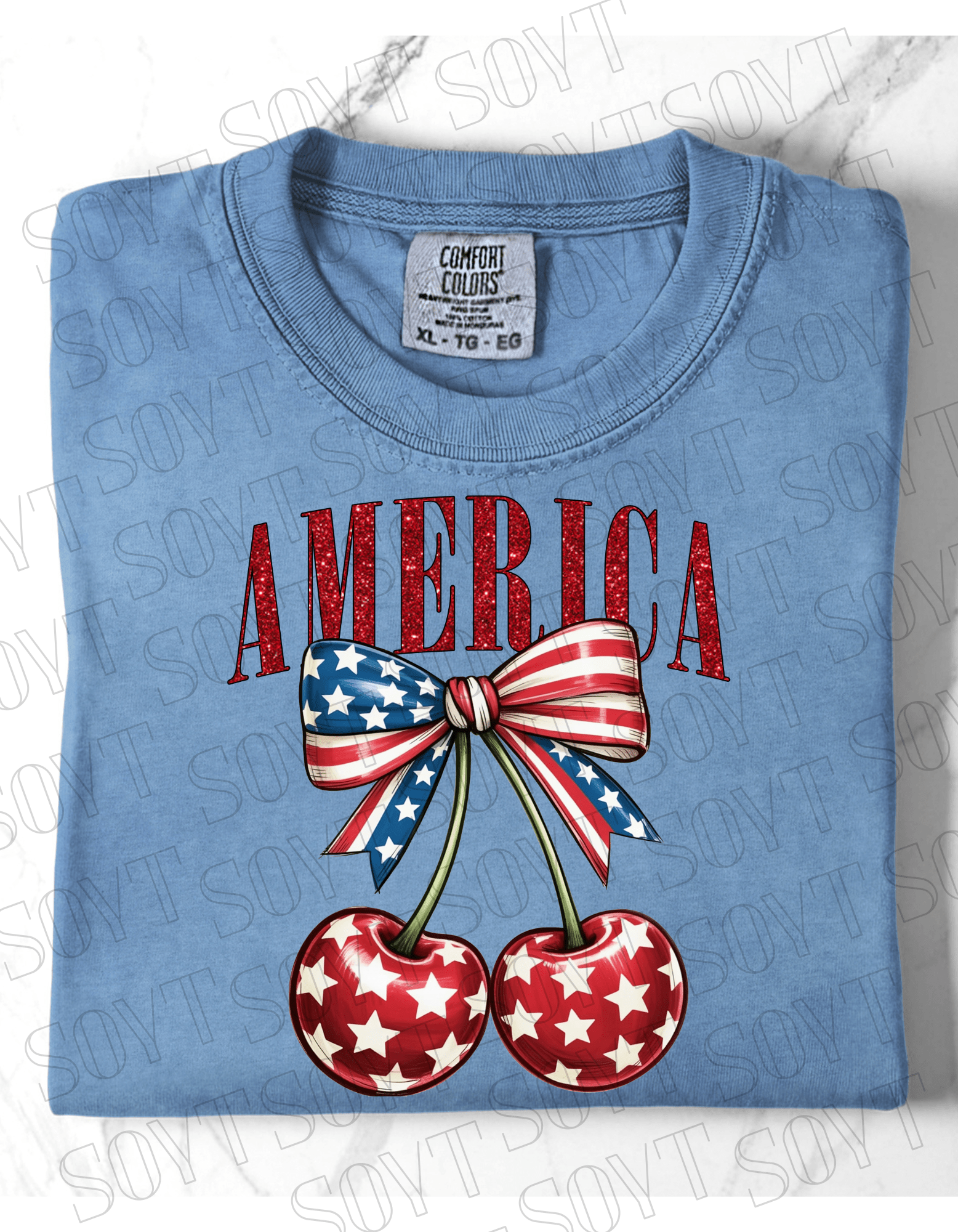 Comfort Colors "Chill the Fourth Out" Tee – Retro 4th of July Shirt - Festive Apparel StoreBlue