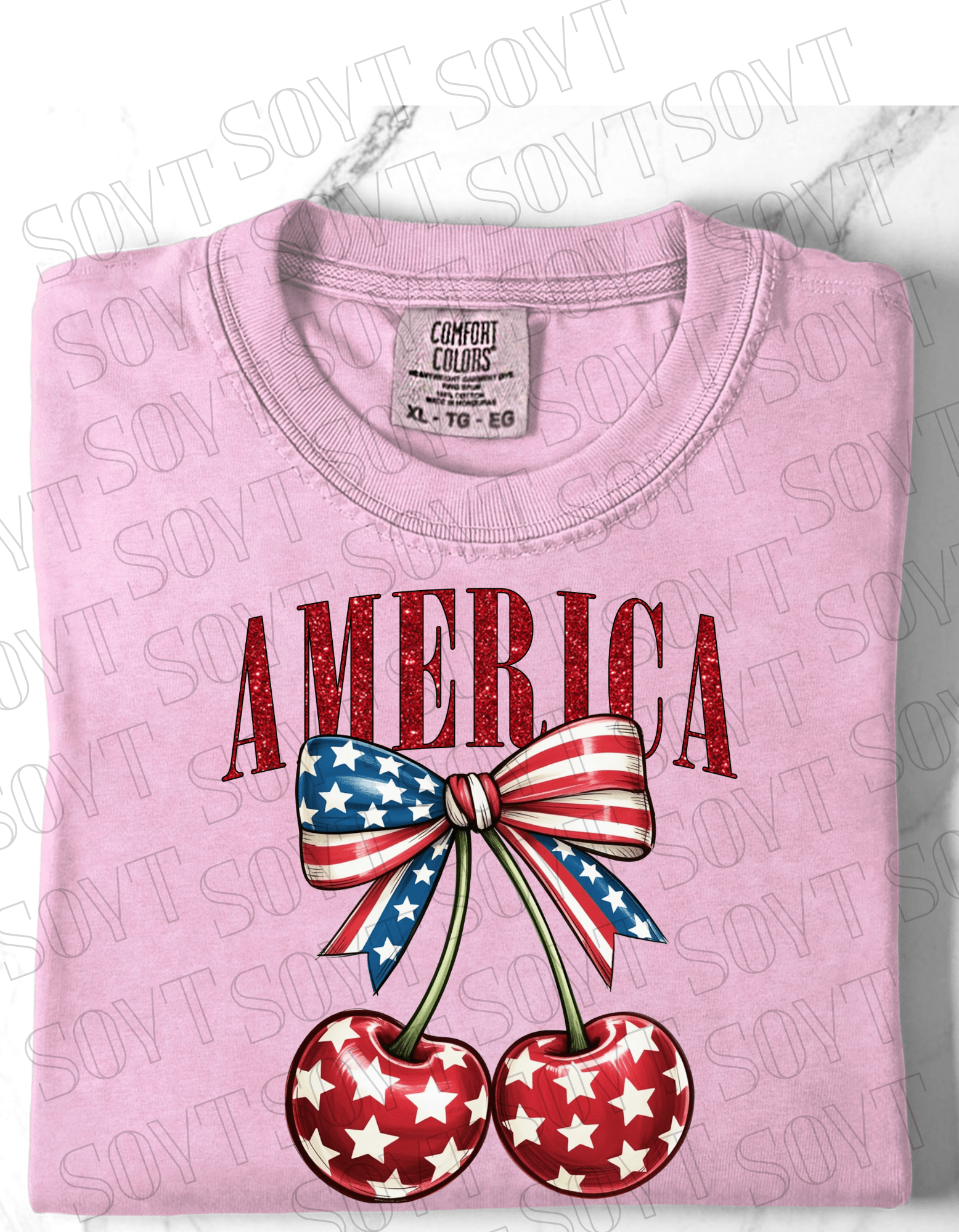 Comfort Colors "Chill the Fourth Out" Tee – Retro 4th of July Shirt - Festive Apparel StorePink