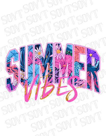 Comfort Colors® Summer Vibes T-Shirt – Retro Beach Graphic Tee