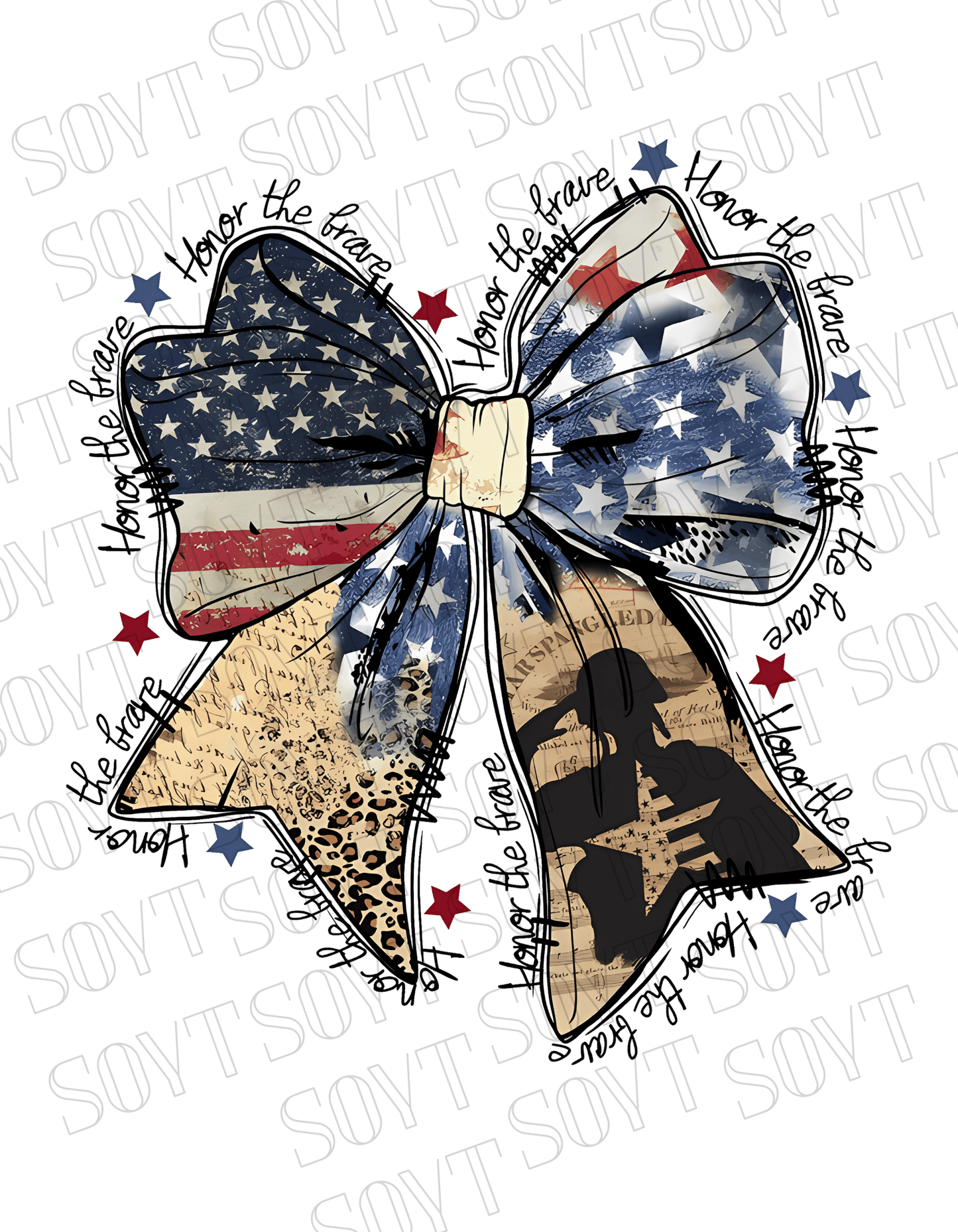 Honor the Brave Military Tribute T-Shirt – Bella+Canvas Patriotic Graphic Tee - Festive Apparel StoreRed