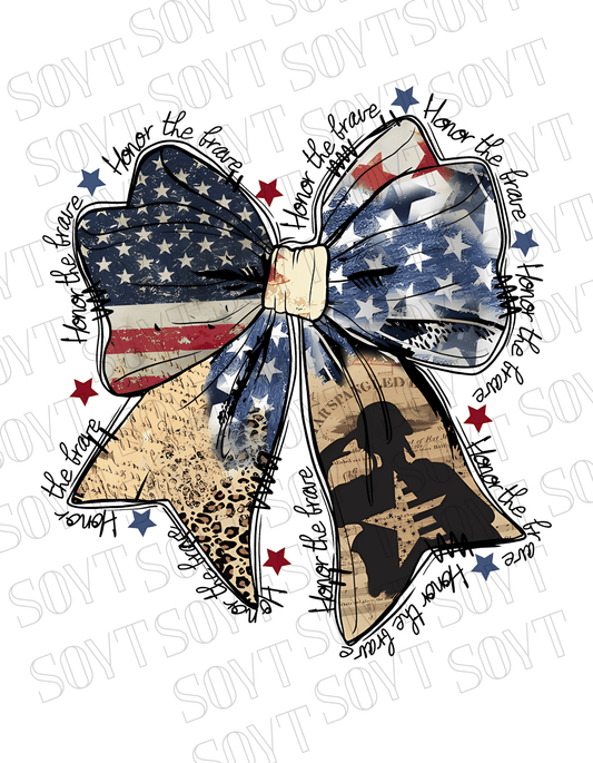 Honor the Brave Military Tribute T-Shirt – Bella+Canvas Patriotic Graphic Tee - Festive Apparel StoreRed