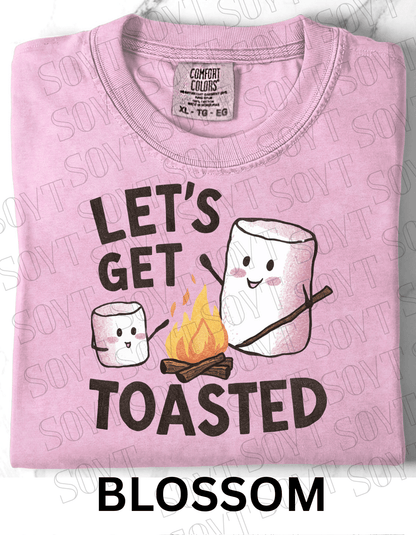 Let’s Get Toasted T-Shirt – Funny Marshmallow Campfire Graphic Tee - Festive Apparel StoreBlossom