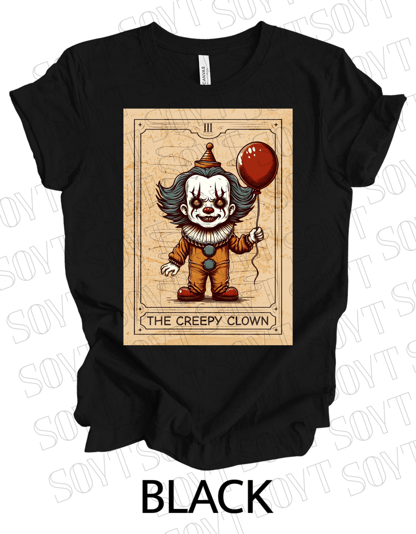"Pennywise the Clown" T-Shirt – Classic Horror Graphic Tee - Festive Apparel StoreBlack