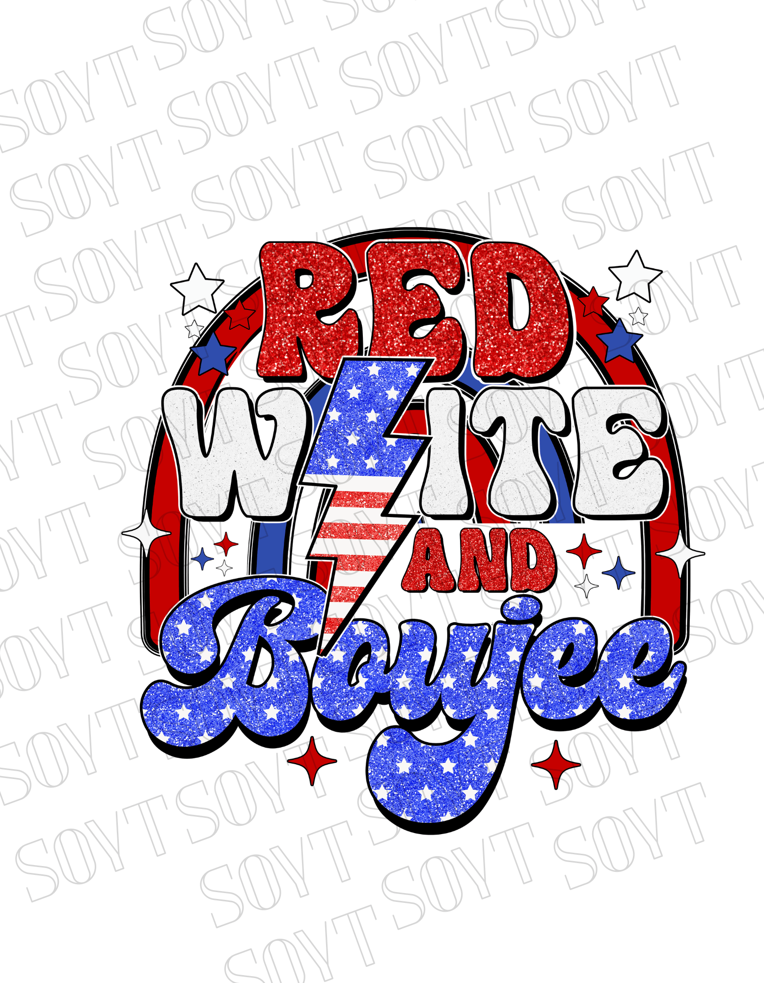 Red White & Boujee 4th of July T-Shirt – Bella+Canvas Women’s Patriotic Tee - Festive Apparel StoreRed